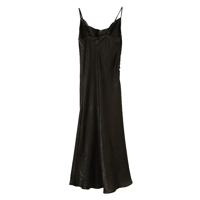 Sexy Designed Luxury Satin Sleeveless Party Dresses