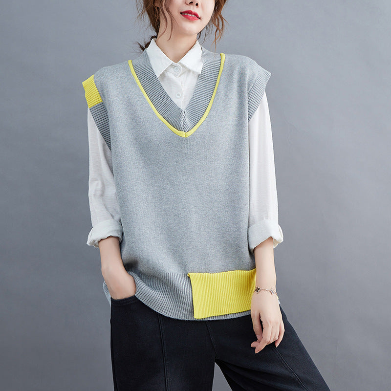 Plus Sizes Knitting Vest for Women & Men