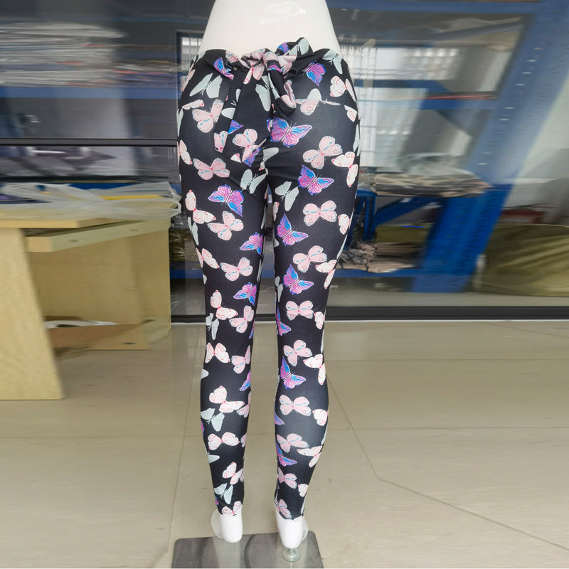 Sexy Butterfly Design Sports Leggings