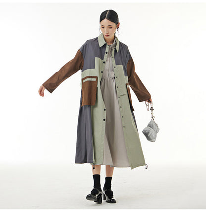 Fashion Designed Plus Sizes Women Trench Coats