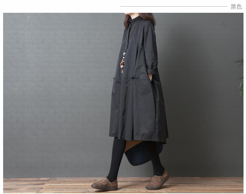 Fashion Plus Size Midi Shirts Cozy Dresses-STYLEGOING