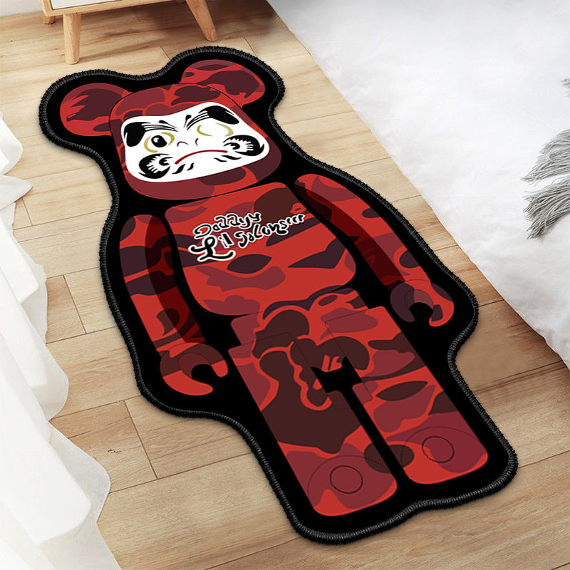 Creative Gloomy Bear Design Living Room Mats