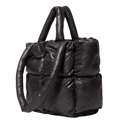Fashion Down Women Handbags for Winter