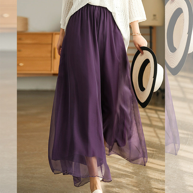 Fariy Summer Chiffon Women Plus Sizes Skirts
