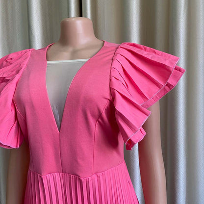 Sexy Deep V Neck Women Long Jumpsuits