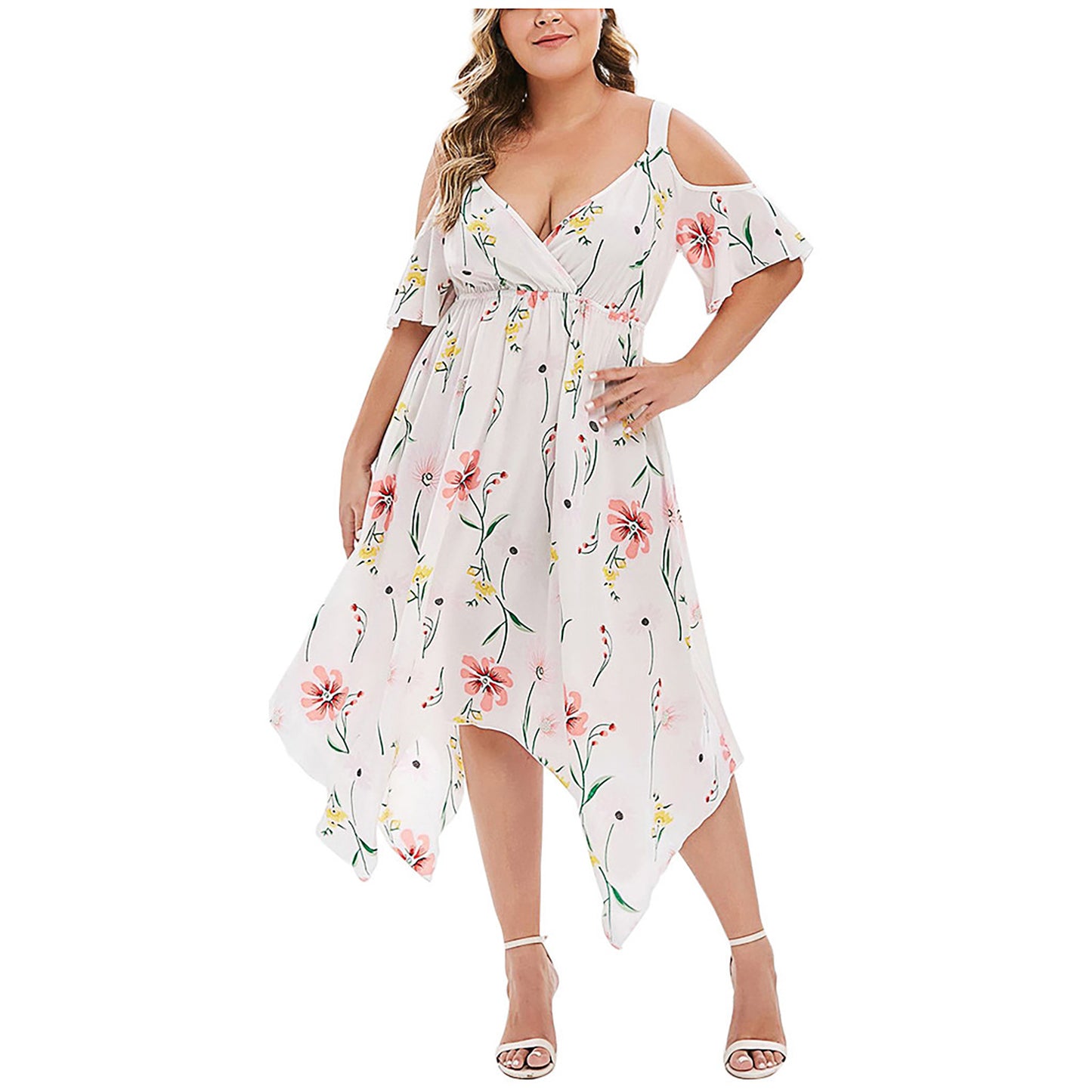Summer Chiffon Women Plus Sizes Dresses