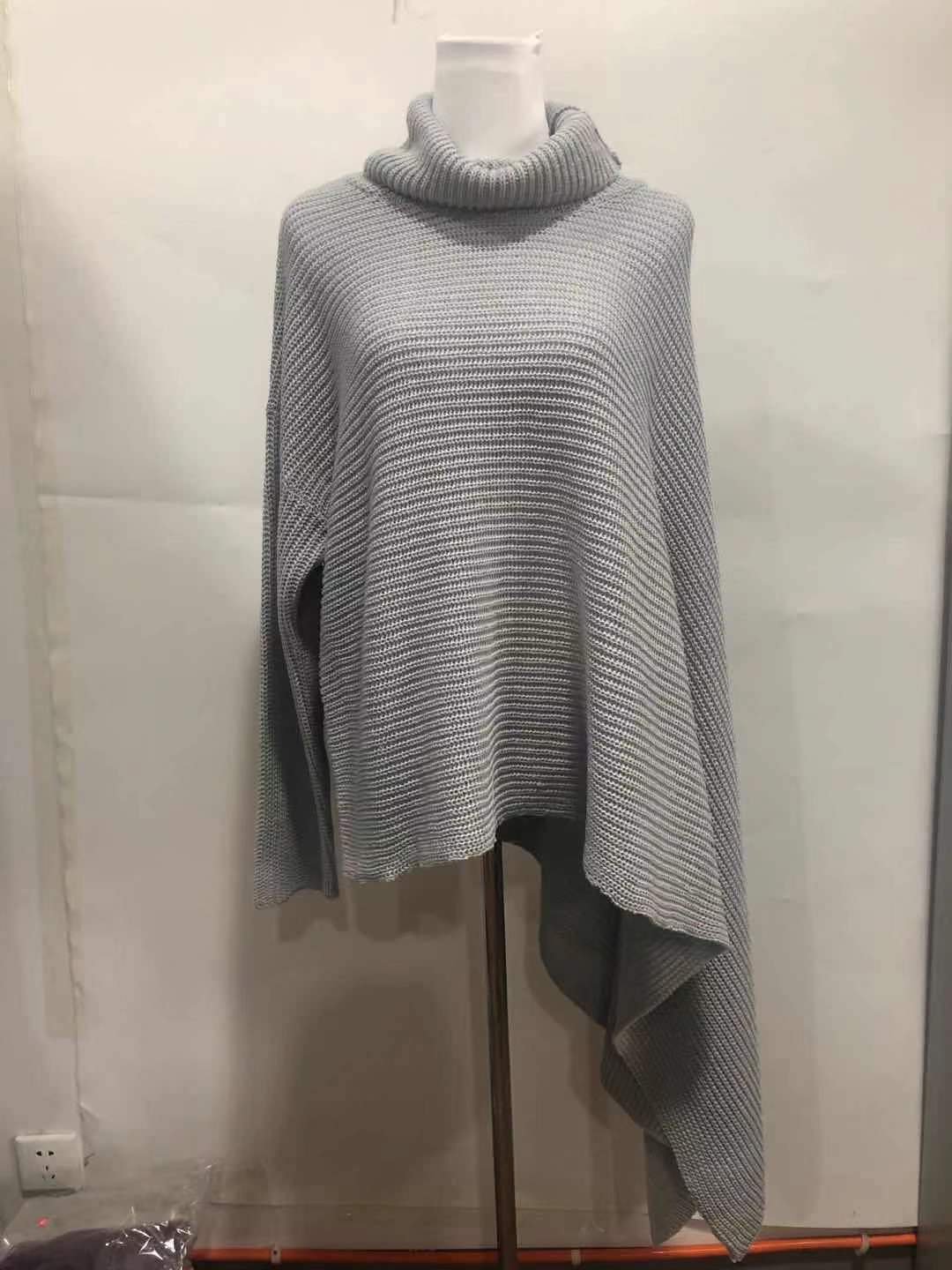 Women High Neck Long Sleeves Knitting Pullover Coats--Free Shipping at meselling99