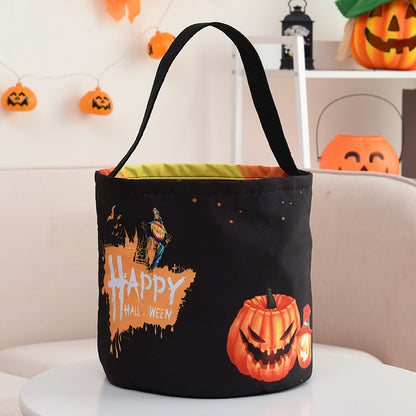 Halloween Pumpkin Candy Handle Bags/Basket