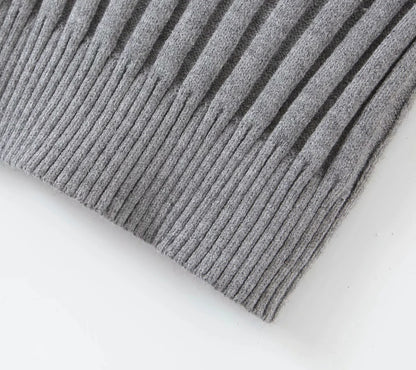 Autumn Women Knitted Straps&sweater Sets