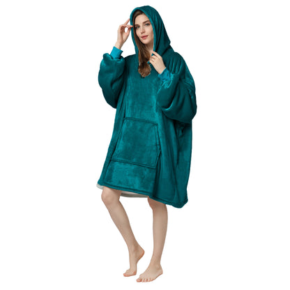 Plus Sizes Warm Hoodies Sleepwear for Couple