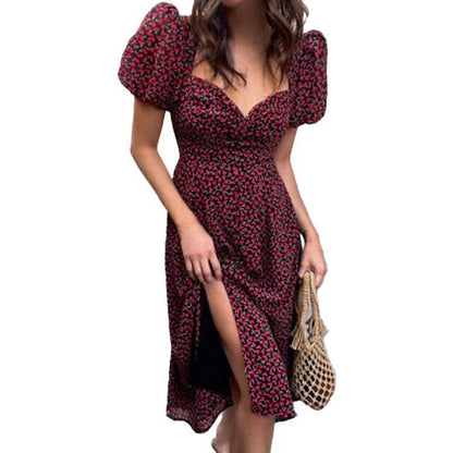 Sweety Summer Short Sleeves Cute Dresses-STYLEGOING