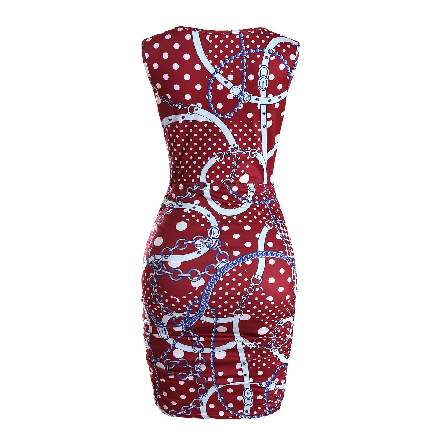 Sexy Women Two Pieces Sheath Mini Dresses