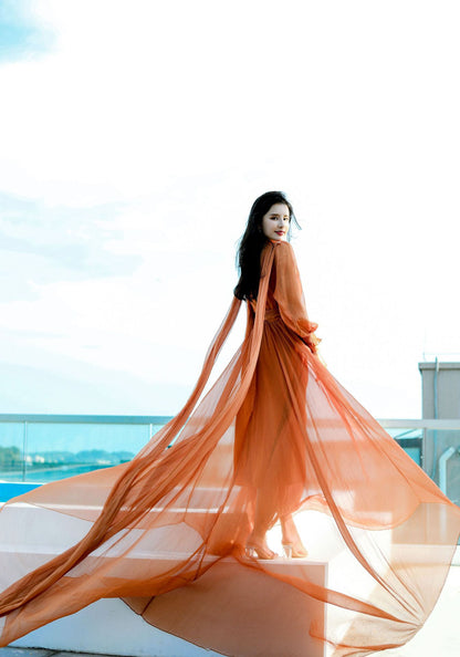 Vintage Fairy Summer Beach Long Dresses