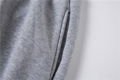 Casual Pullover Hoodies and Sports Pants Sets for Women and Men