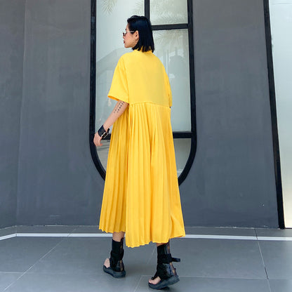 Designed Summer Short Sleeves Long Cozy Dresses