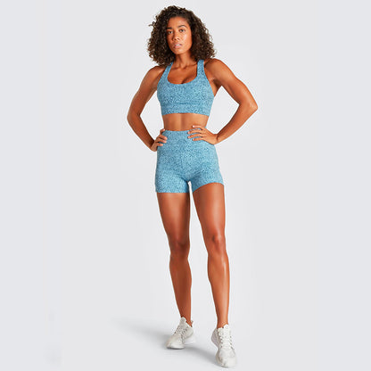 Sexy Women Backless Summer Yoga Tops and Shorts