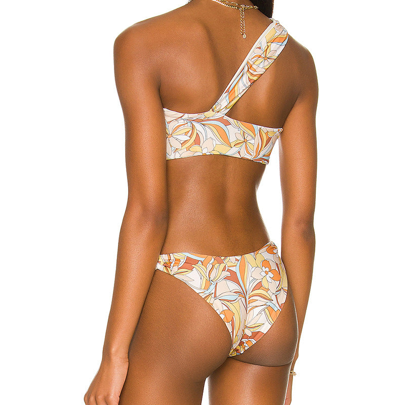 Summer One Shoulder Bikini Swimsuits
