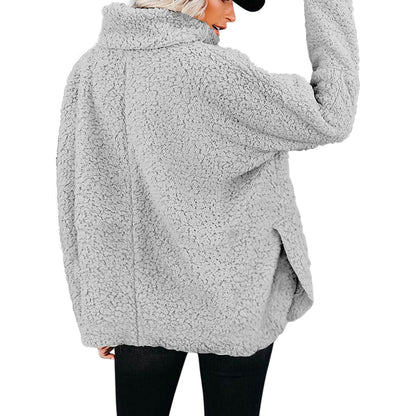 Women Warm Turtleneck Woolen Plus Sizes Winter Sweaters