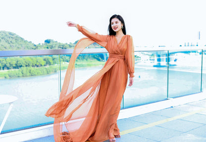 Vintage Fairy Summer Beach Long Dresses