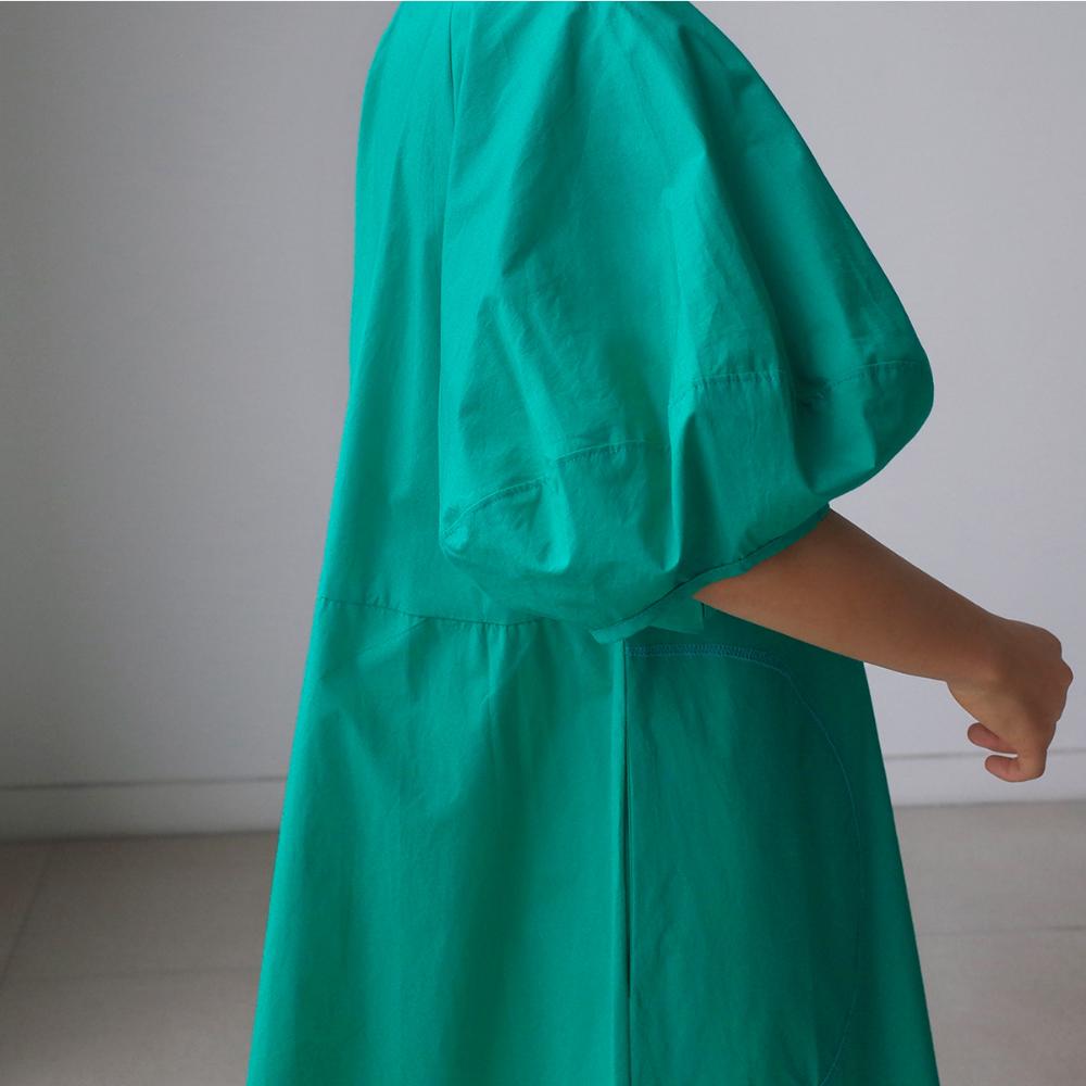Loose Cozy Puff Sleeves Long Dresses-STYLEGOING