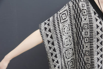 Vintage Pocket Design Plus Sizes Long Cozy Dresses
