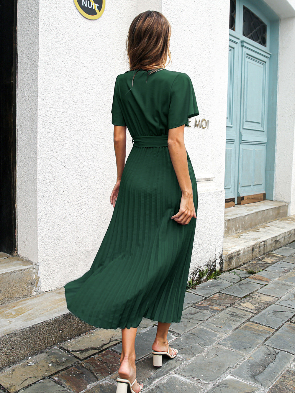 Leisure Ruffled Chiffon Summer Daily Dresses