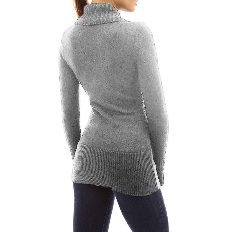 Fall/winter V Neck Tight Sweaters-STYLEGOING
