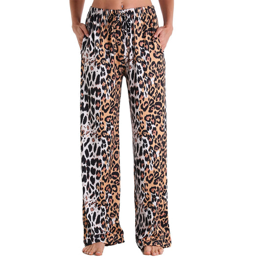 Leisure Women Comfortable Pants with Pocket