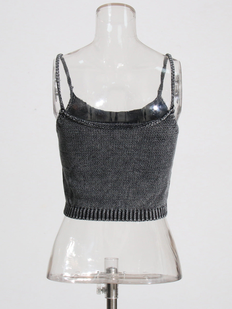 Designed Round Neck Two Pieces Knitted Sweaters