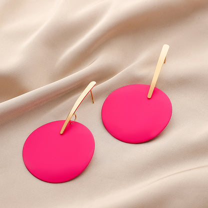 Fashion Geometry Design Women Drop Earrings
