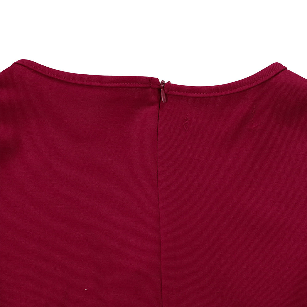 Women Plus Sizes Dresses with Belt