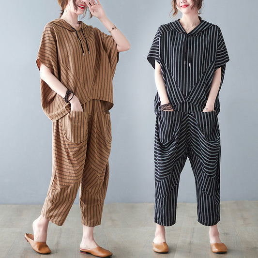 Summer Two Pieces Tops and Harem Pants