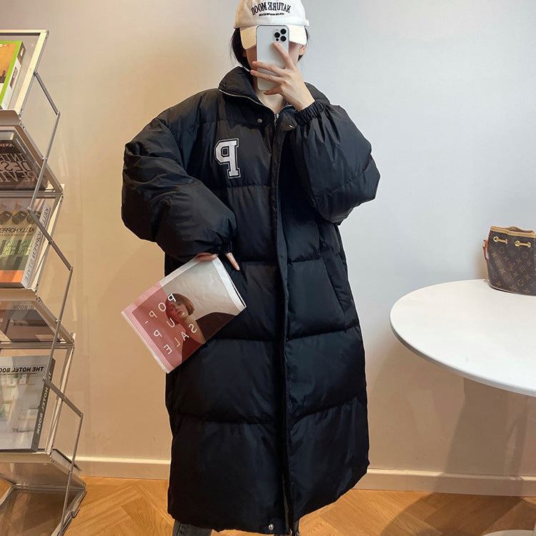 Casual Winter Long Down Overcoats for Women
