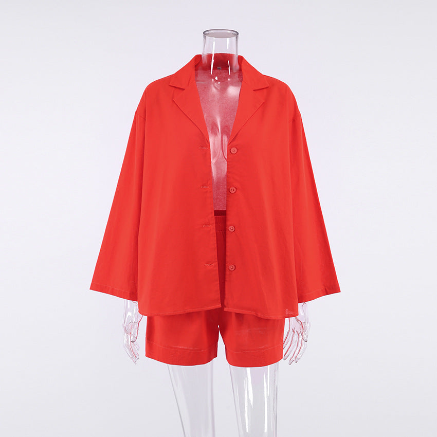 Casual Cotton Summer Women Out Suits