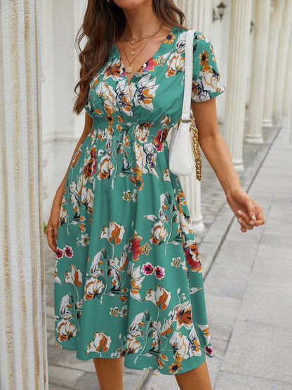 Summer Daily Short Sleeves Sun Dresses