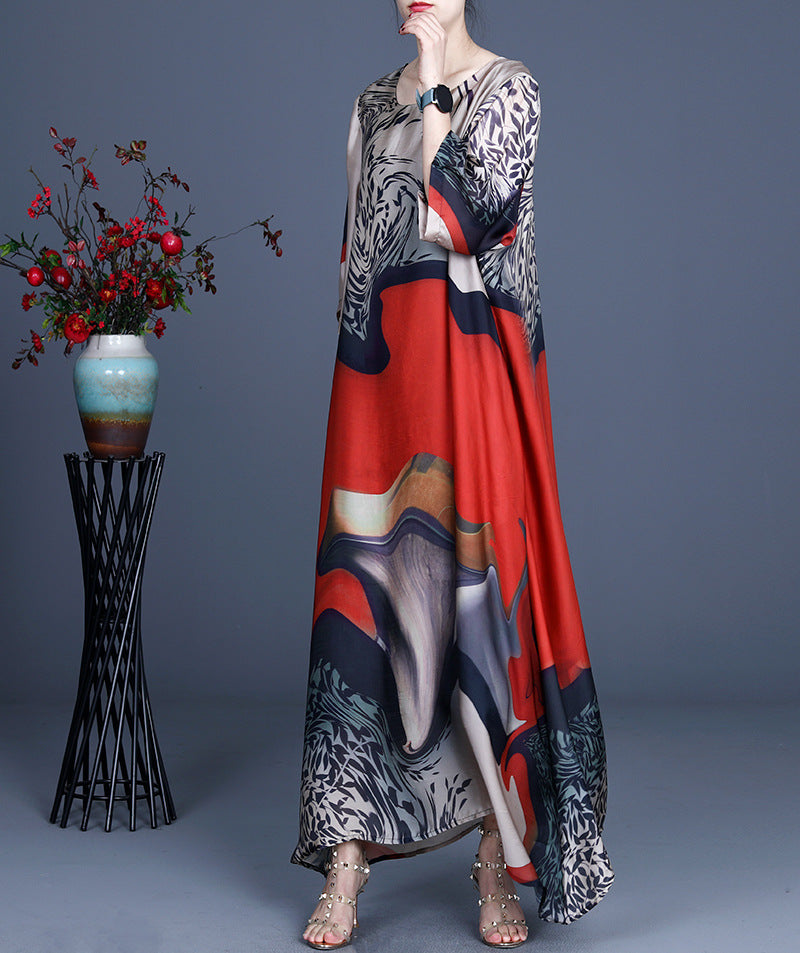 Luxrury Tencel Irregular Long Dresses
