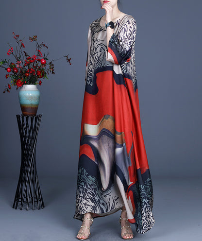 Luxrury Tencel Irregular Long Dresses