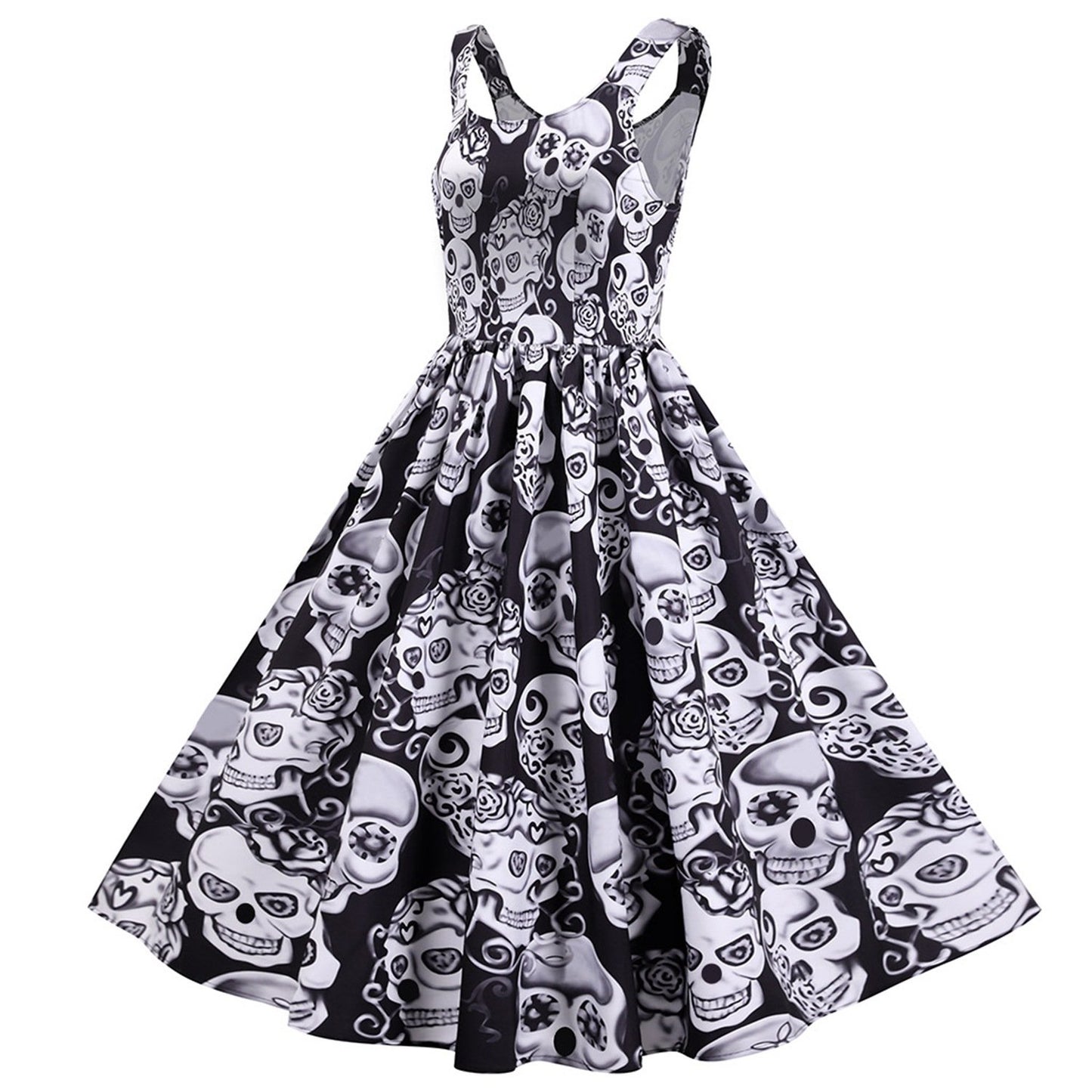 Sexy Tank Top Vintage Halloween Dresses-STYLEGOING