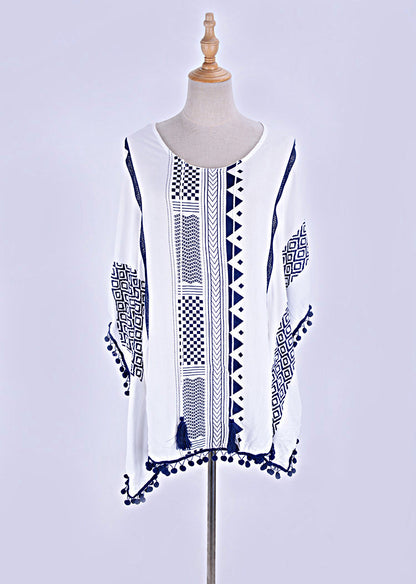 Boho Tassels Summer Holiday Bikini Cover Up Dresses