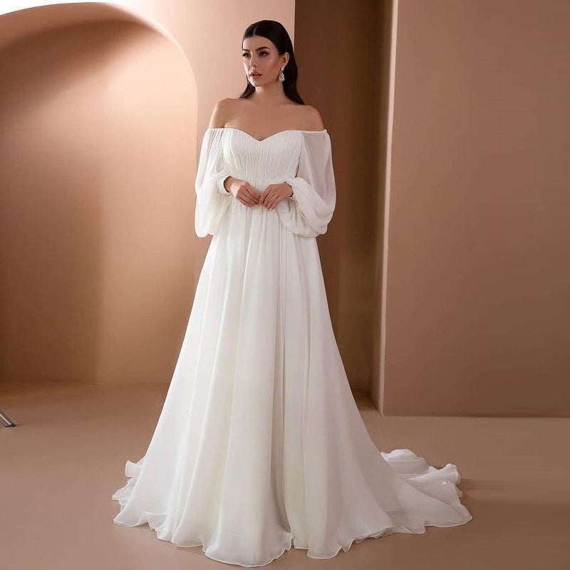 Elegant One Shoulder Women Party Long Dresses