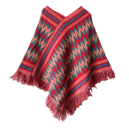 Winter Boho Shawl Capes for Women