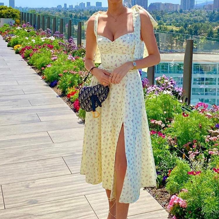 Summer Sexy Straps Backless Long Dresses-STYLEGOING