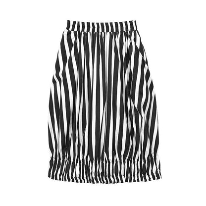 Fashon Persoanl Striped Shirts&skirts Two Pieces Sets-STYLEGOING