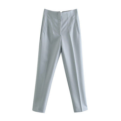 Elegant High Waist Summer Slim Casual Pants for Women