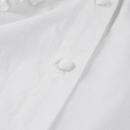 White Princess Women Long Sleeves Shirts