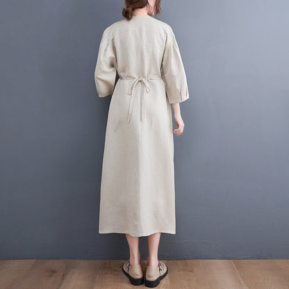 Casual High Waist Summer Long Dresses