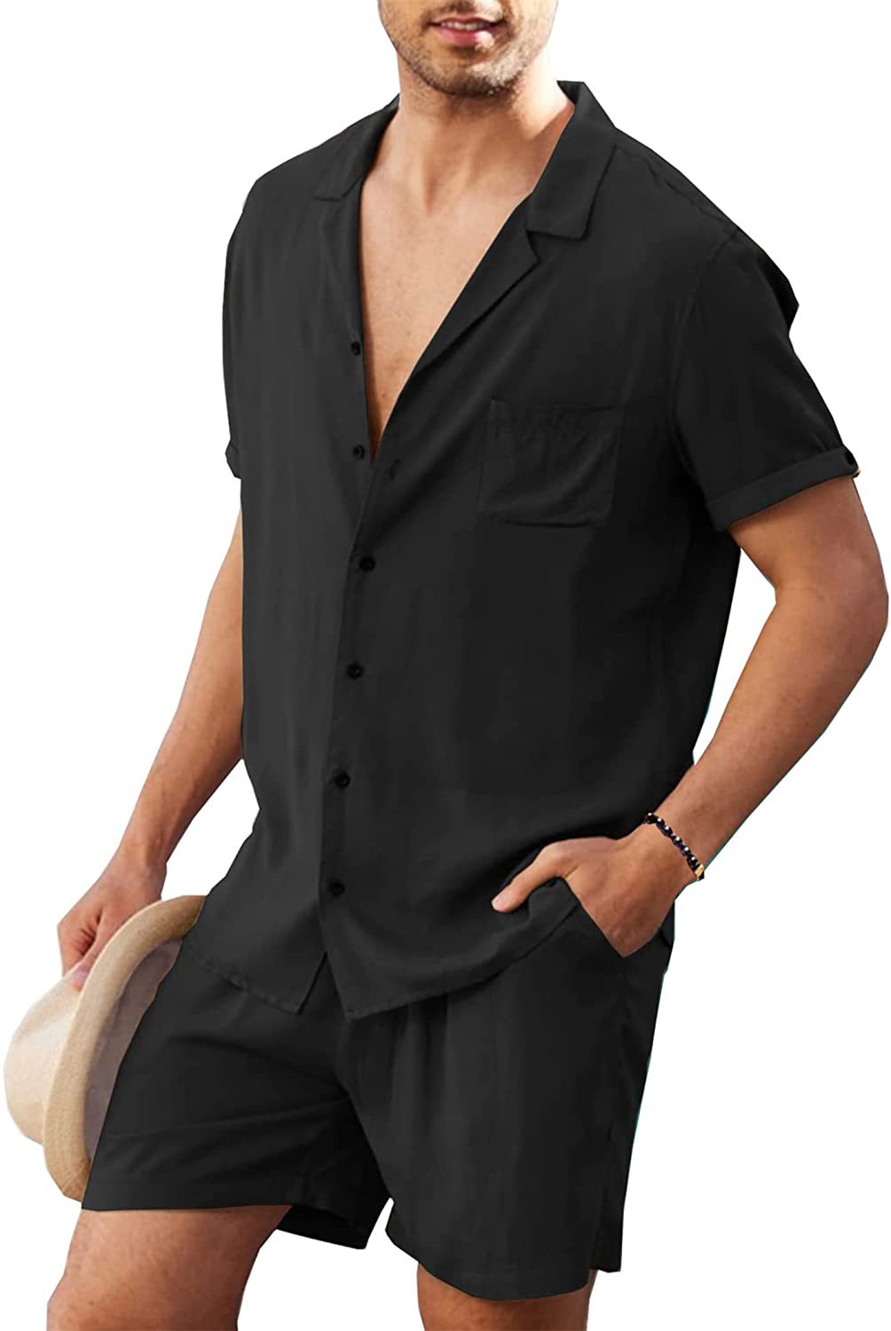 Casual Summer Men's Short Sleeves T Shirts and Shorts