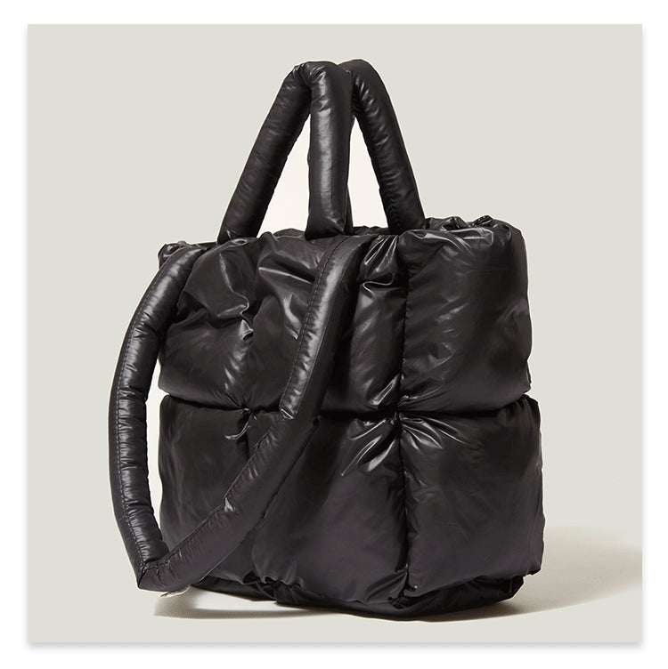 Fashion Down Women Handbags for Winter