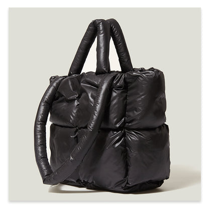 Fashion Down Women Handbags for Winter