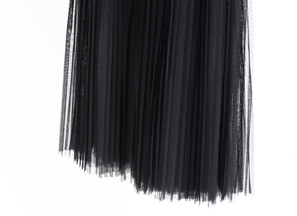 Black Blazer Overcoat and Designed Tulle Skirts